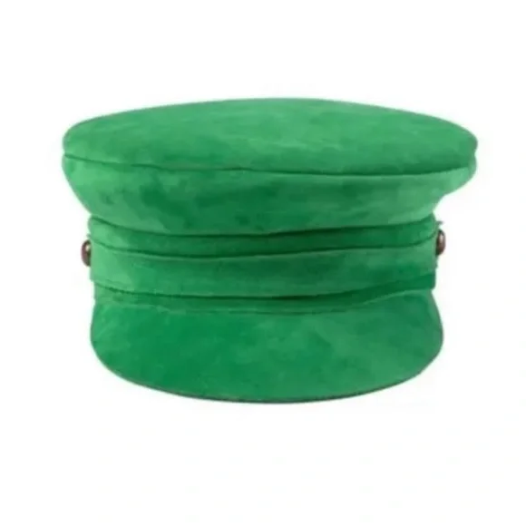 Lack Of Color Lola Suede Green Hat. NWT! Sz M & L